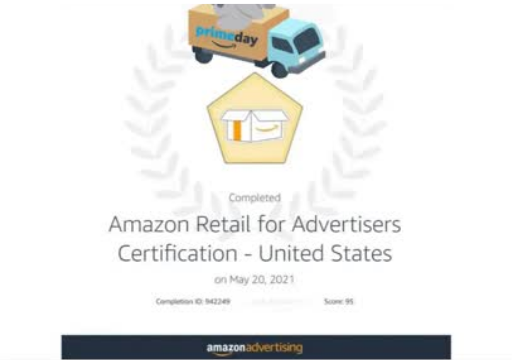 Amazon Retail for Advertisers Certification, United States